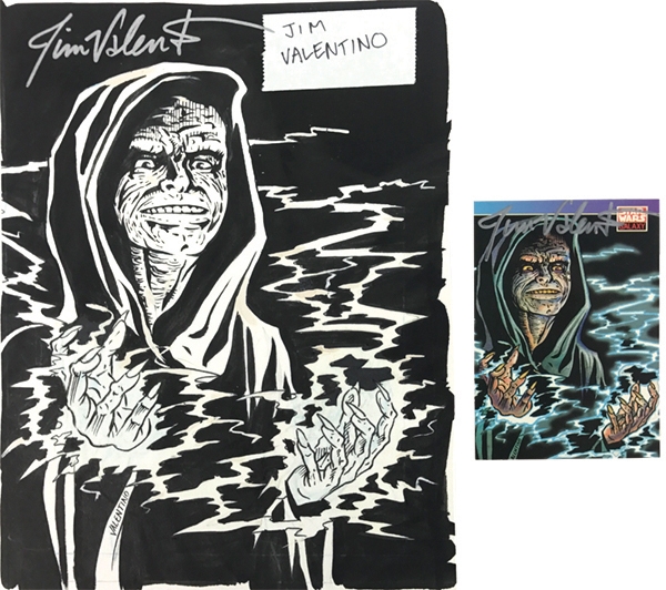 Star Wars: Jim Valentino Original Hand Drawn Art for Star Wars Galaxies 2 Set