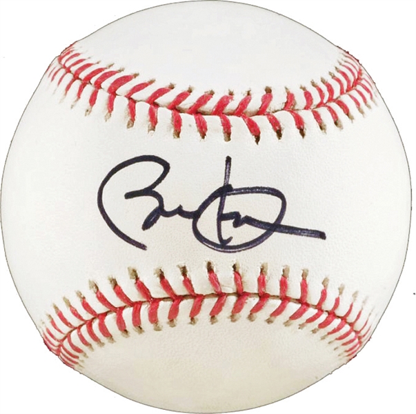 Barack Obama Near-Mint Signed OML Presidential-Era Baseball (JSA)