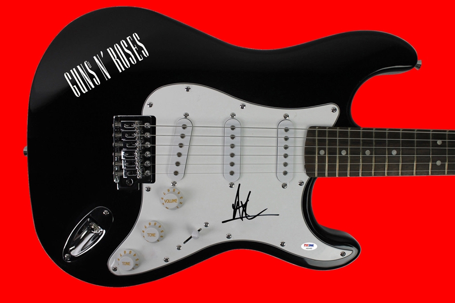 Guns N Roses: Axl Rose Signed Stratocaster-Style Guitar (PSA/DNA)