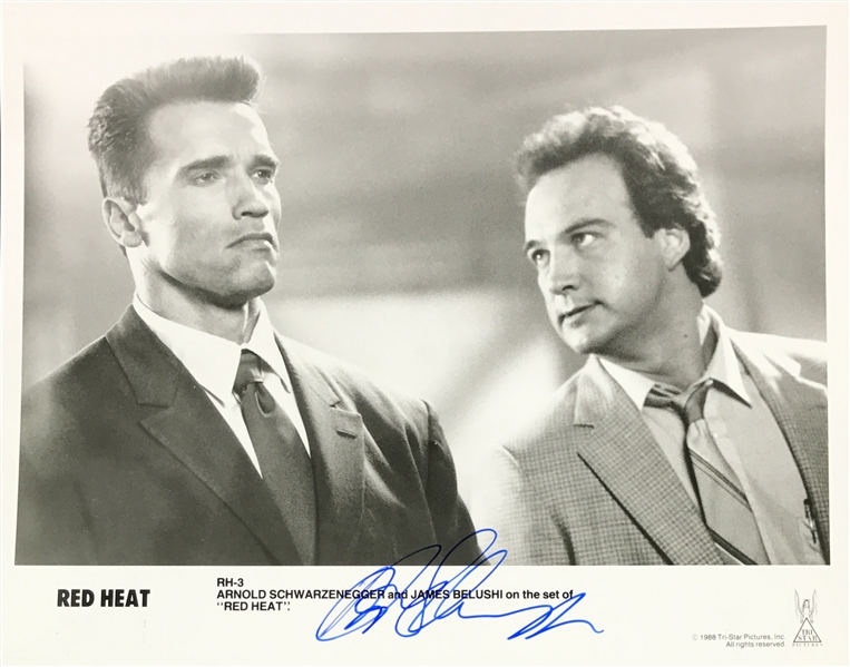 Arnold Schwarzenegger Signed 8" x 10" TriStar Pictures Publicity Photo from "Red Heat" (PSA/DNA)