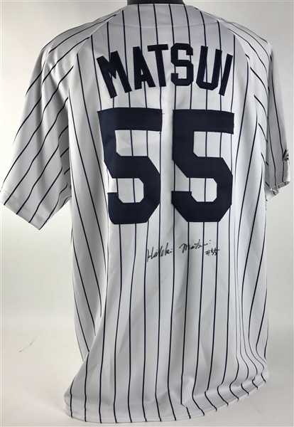 Hideki Matsui Signed Majestic Official New York Yankees Jersey (PSA/JSA Guaranteed)