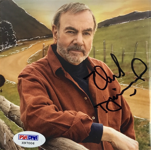 Neil Diamond Signed "Melody Road" Signed CD Booklet (PSA/DNA)