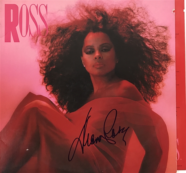 Diana Ross Signed "Ross" Record Album (PSA/DNA)