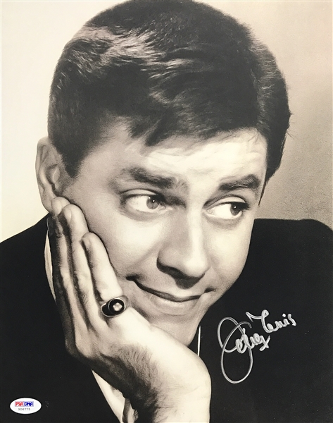 Jerry Lewis Signed 11" x 14" Portrait Photograph (PSA/DNA)