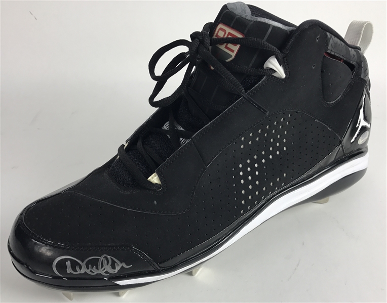 Derek Jeter Signed Nike DJ2 Game Style Baseball Cleat (Left)(Steiner Hologram)