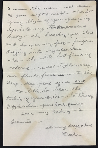 Dick York (Bewitched) Rare Handwritten & Signed Letter (PSA/DNA)