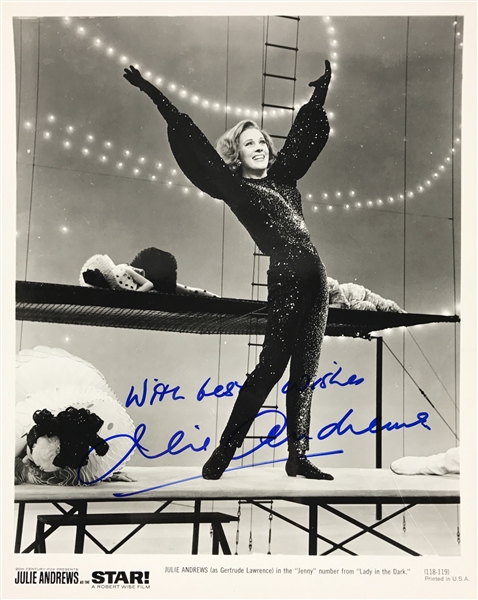 Julie Andrews Desirable Signed 8" x 10" B&W Publicity Photo from "Star!" (PSA/DNA)
