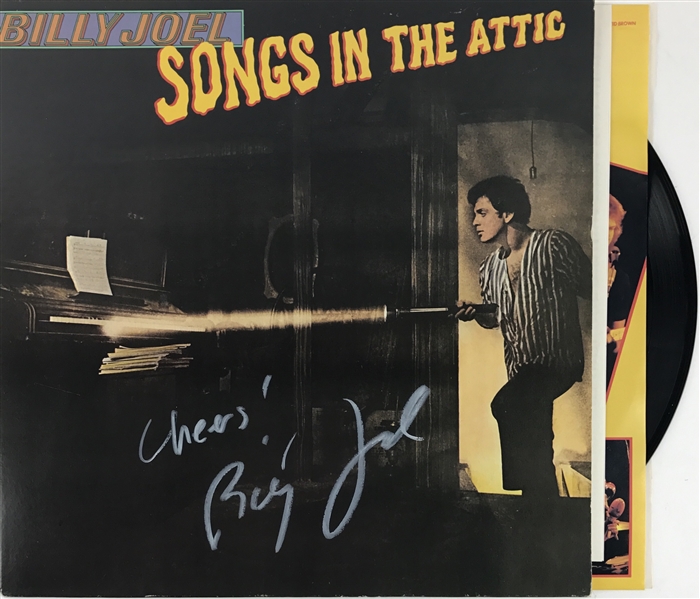 Billy Joel Early Signed "Songs in the Attic" Record Album (TPA Guaranteed)