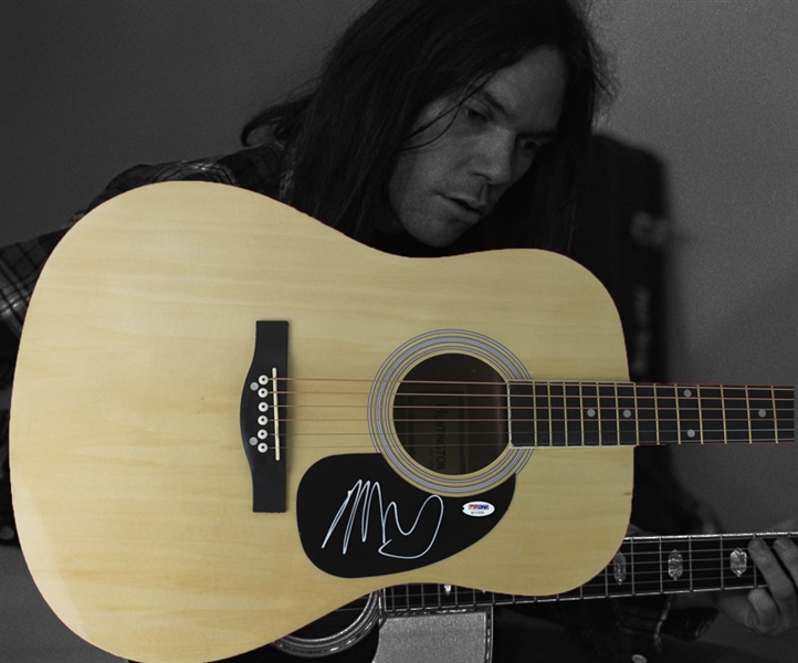 Neil Young Signed Acoustic Guitar (PSA/DNA)