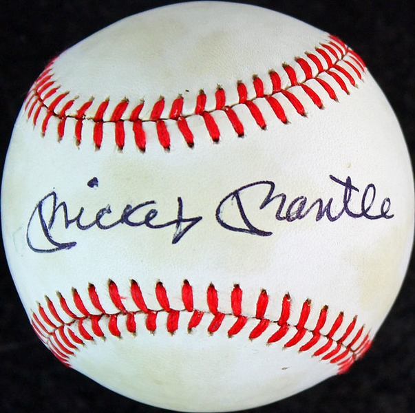 Mickey Mantle Vintage Signed OAL (MacPhail) Baseball (PSA/DNA)