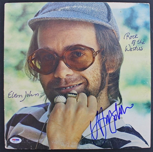 Elton John Signed "Rock of the Westies" Album (PSA/DNA)