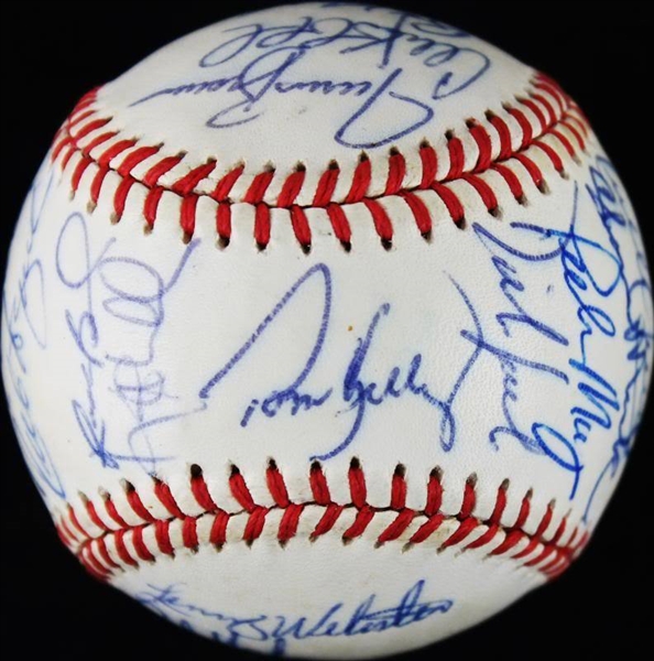1992 Minnesota Twins Team Signed OAL Baseball w/ Kirby Puckett & 27 Others (PSA/DNA)