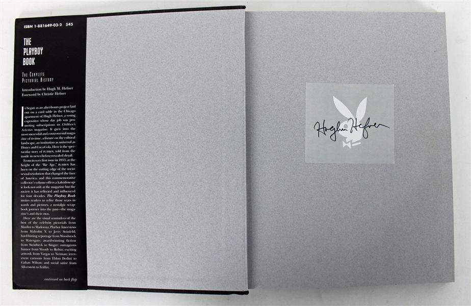 Hugh Hefner Signed "Playboy - Forty Years" Hardcover Book (PSA/DNA)