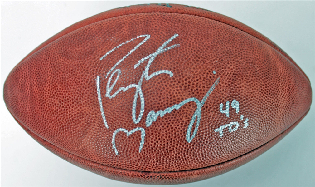 Peyton Manning Superb Signed NFL Leather Game Model Football (PSA/DNA)