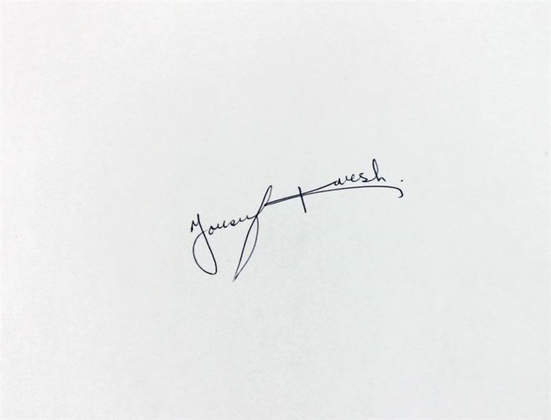 Yousuf Karsh Signed 1st Edition "Karsh Portraits" Hardcover Book (PSA/DNA)