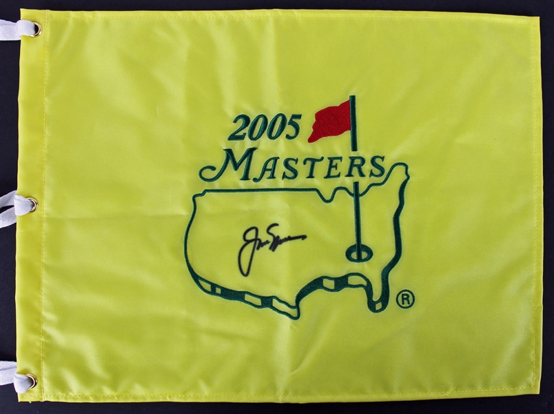 Jack Nicklaus Signed 2005 Masters Pin Flag (PSA/DNA)