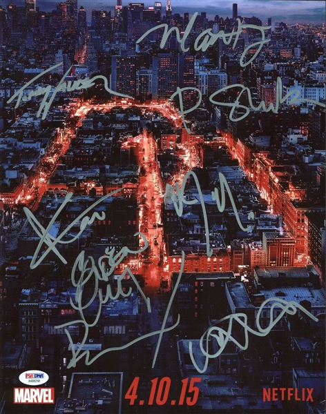 "Daredevil" Cast Signed (8) 11" x 14" Promotional Poster-Style Photo (PSA/DNA)