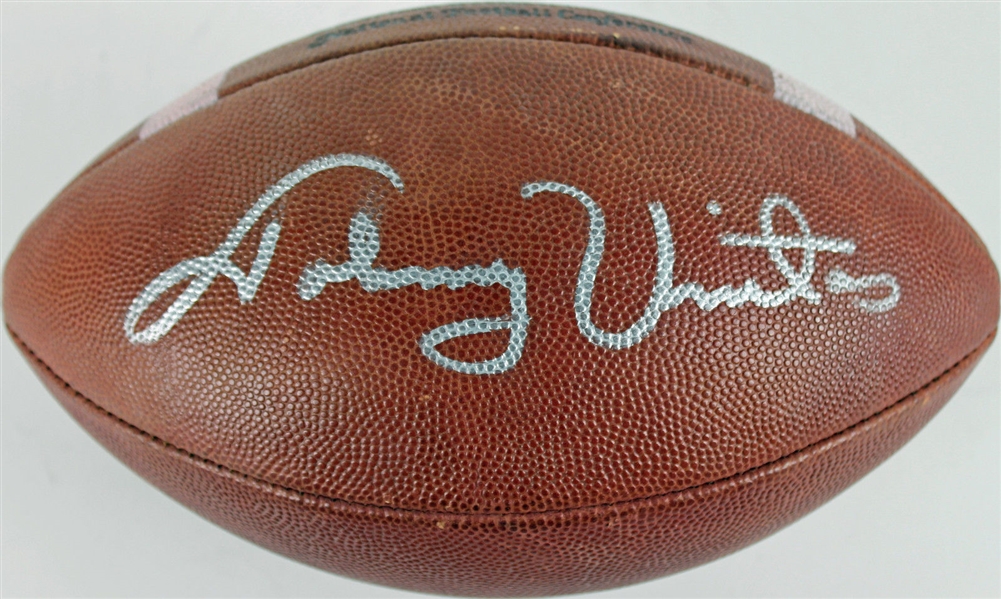 Johnny Unitas Signed Official NFL Vintage Rozelle Football (JSA)