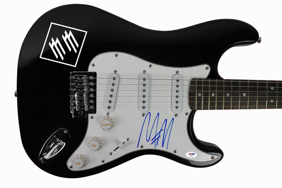 Marilyn Manson Signed Strat-Style Electric Guitar (PSA/DNA)