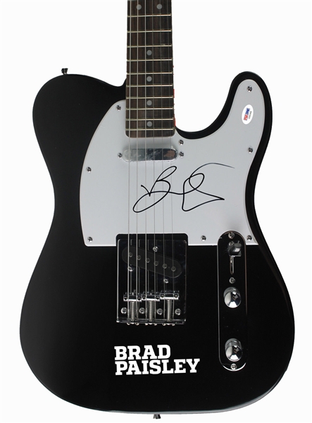 Brad Paisley Signed Telecaster Style Electric Guitar (PSA/DNA)