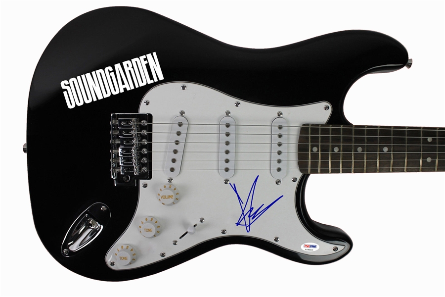 Soundgarden: Chris Cornell Signed Stratocaster Style Guitar (PSA/DNA)