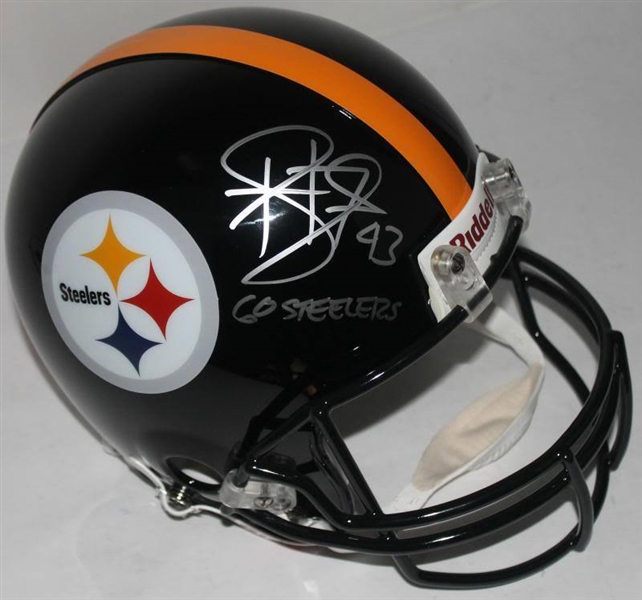 Troy Polamalu Signed Pittsburgh Steelers Full-Sized PROLINE Helmet (PSA/DNA ITP)