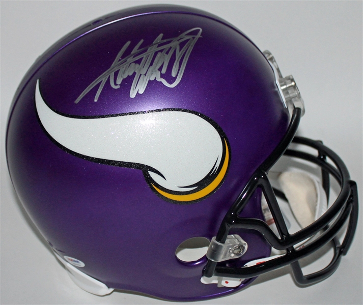 Adrian Peterson Signed Minnesota Vikings Full Sized Helmet (PSA/DNA)