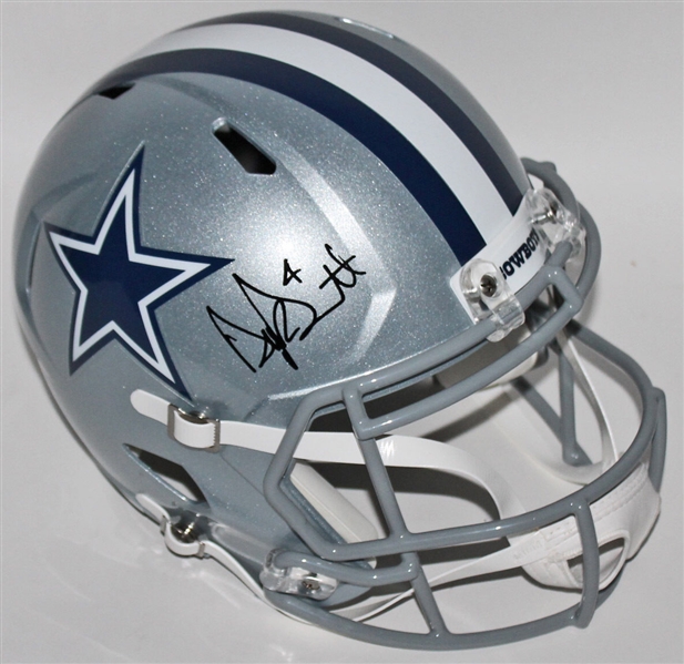 Dak Prescott Signed Full-Sized Dallas Cowboys Helmet (PSA/DNA)