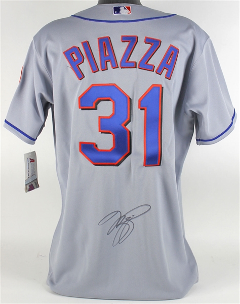 Mike Piazza Signed Majestic Professional Model Mets Jersey (PSA/DNA)