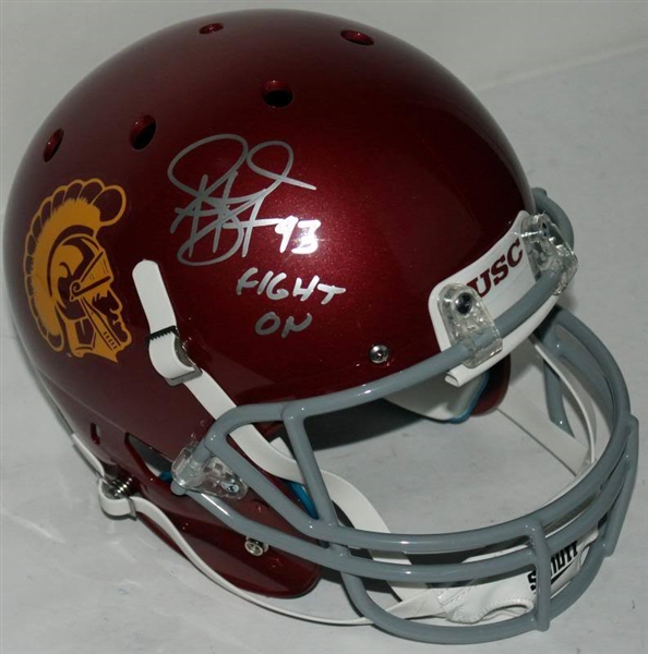 Troy Polamalu Signed USC Full-Sized Helmet (PSA/DNA)