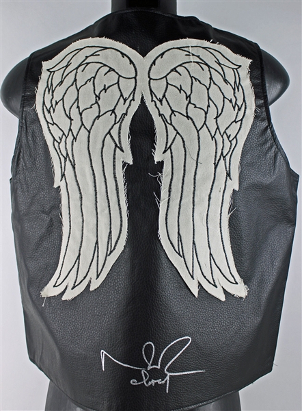 The Walking Dead: Norman Reedus Signed Leather Vest (PSA/DNA)