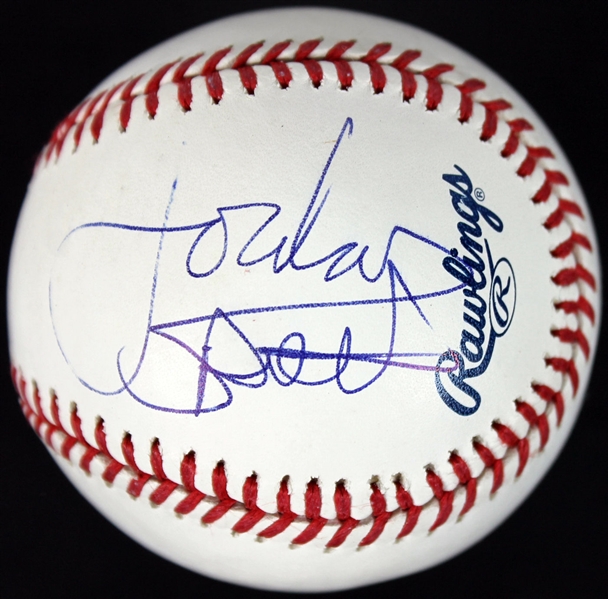 Jordan Spieth Signed OML (Selig) Baseball (JSA)