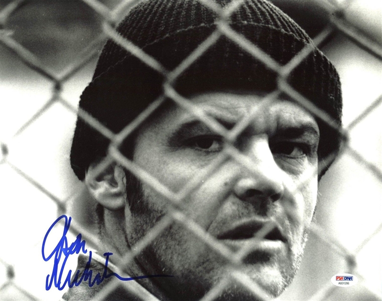 Jack Nicholson Signed 11" x 14" B&W Photo from "One Flew Over the Cukoos Nest" (PSA/DNA)