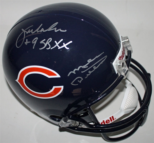 Super Bowl XX: Mike Ditka & Jim McMahon Dual-Signed Chicago Bears Helmet (PSA/DNA)