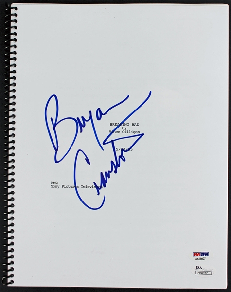 Bryan Cranston Signed "Breaking Bad" Script (PSA/DNA)