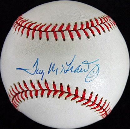 Tug McGraw Rare Single Signed ONL Baseball (PSA/DNA)