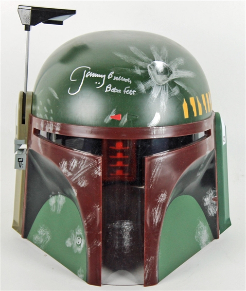Star Wars: Jeremy Bulloch Signed Full-Sized Boba Fett-Style Helmet (JSA)