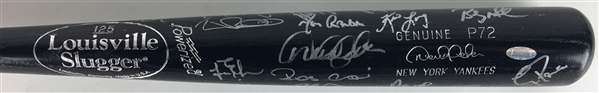 Last Year At Yankee Stadium: 2008 NY Yankees Team Signed Baseball Bat w/ Jeter! (Steiner MLB)