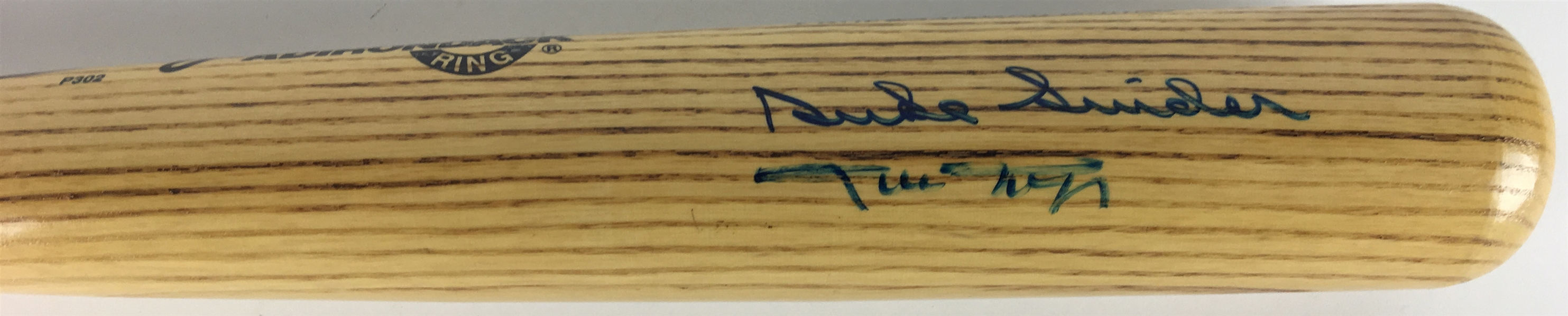 Duke Snider & Willie Mays Dual Signed Baseball Bat (PSA/DNA)