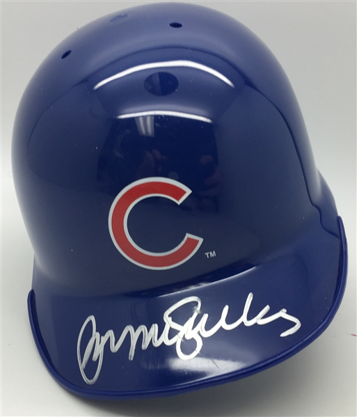 Ryne Sandburg Signed Chicago Cubs Mini Helmet (JSA)