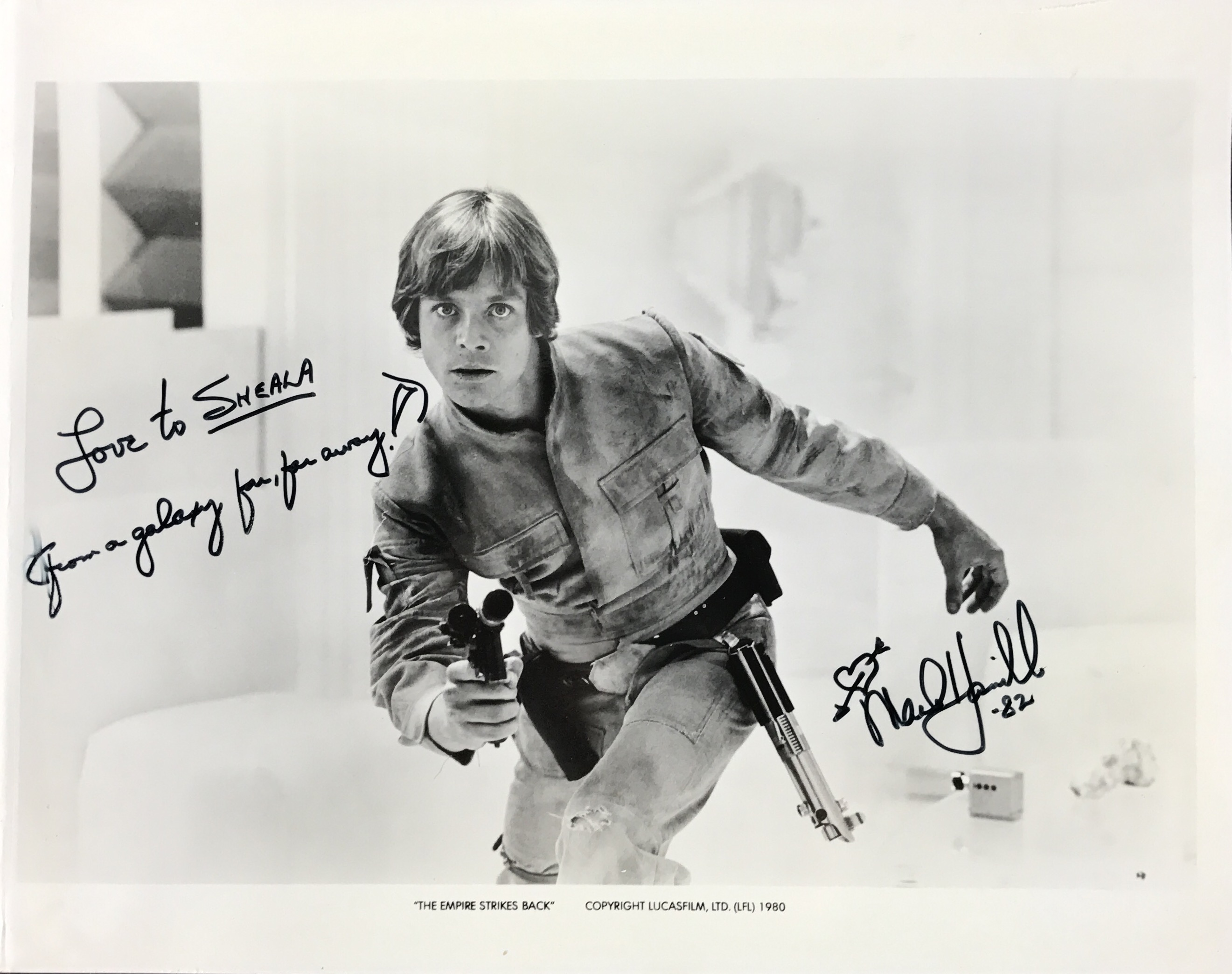 Lot Detail - Star Wars: Mark Hamill Signed 8" X 10" B&W Photo From "The ...