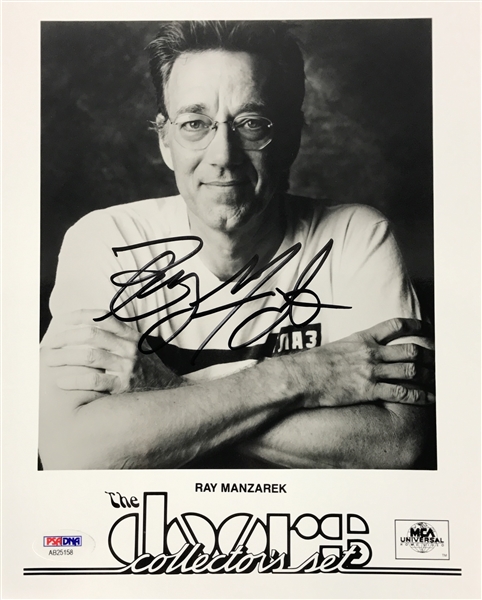 The Doors: Ray Manzarek Signed MCA/Universal 8" x 10" Publicity Photo (PSA/DNA)