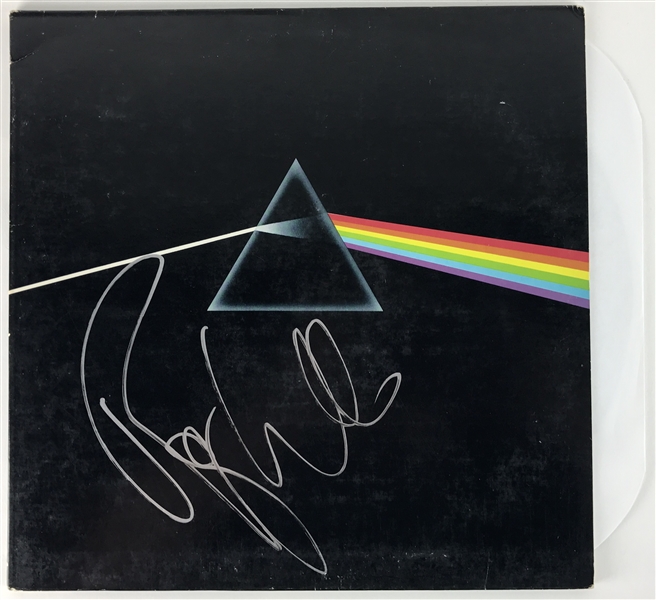 Pink Floyd: Roger Waters Signed "Dark Side of the Moon" Record Album (TPA Guaranteed)