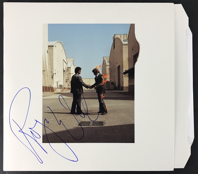 Pink Floyd: Roger Waters Signed "Wish You Were Here" Record Album (TPA Guaranteed)