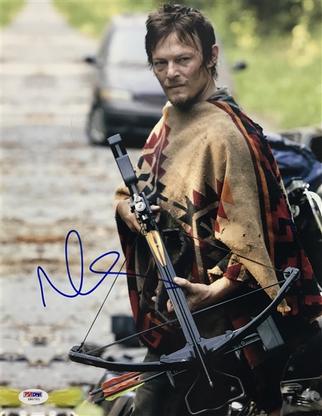 The Walking Dead: Norman Reedus Signed 11" x 14" Color Photo as "Daryl Dixon" (PSA/DNA)