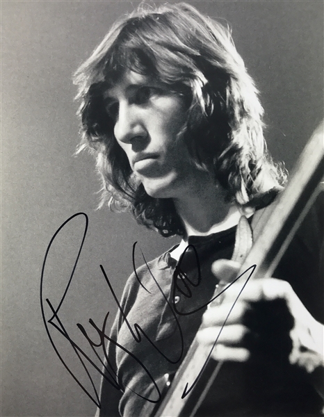 Pink Floyd: Roger Waters Signed 11" x 14" B&W Concert Photo (TPA Guaranteed)
