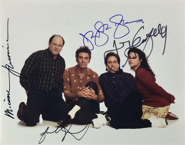"Seinfeld" Desirable Cast Signed 11" x 14" Color Photo (TPA Guaranteed)