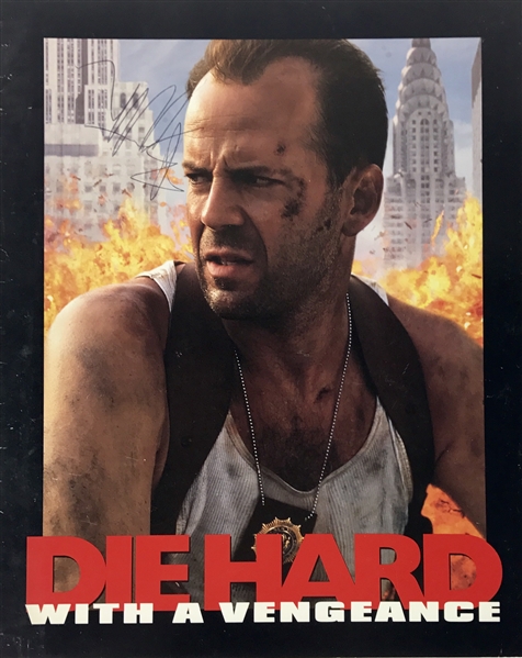 Bruce Willis Signed "Die Hard With a Vengeance" World Premiere Program (PSA/DNA)
