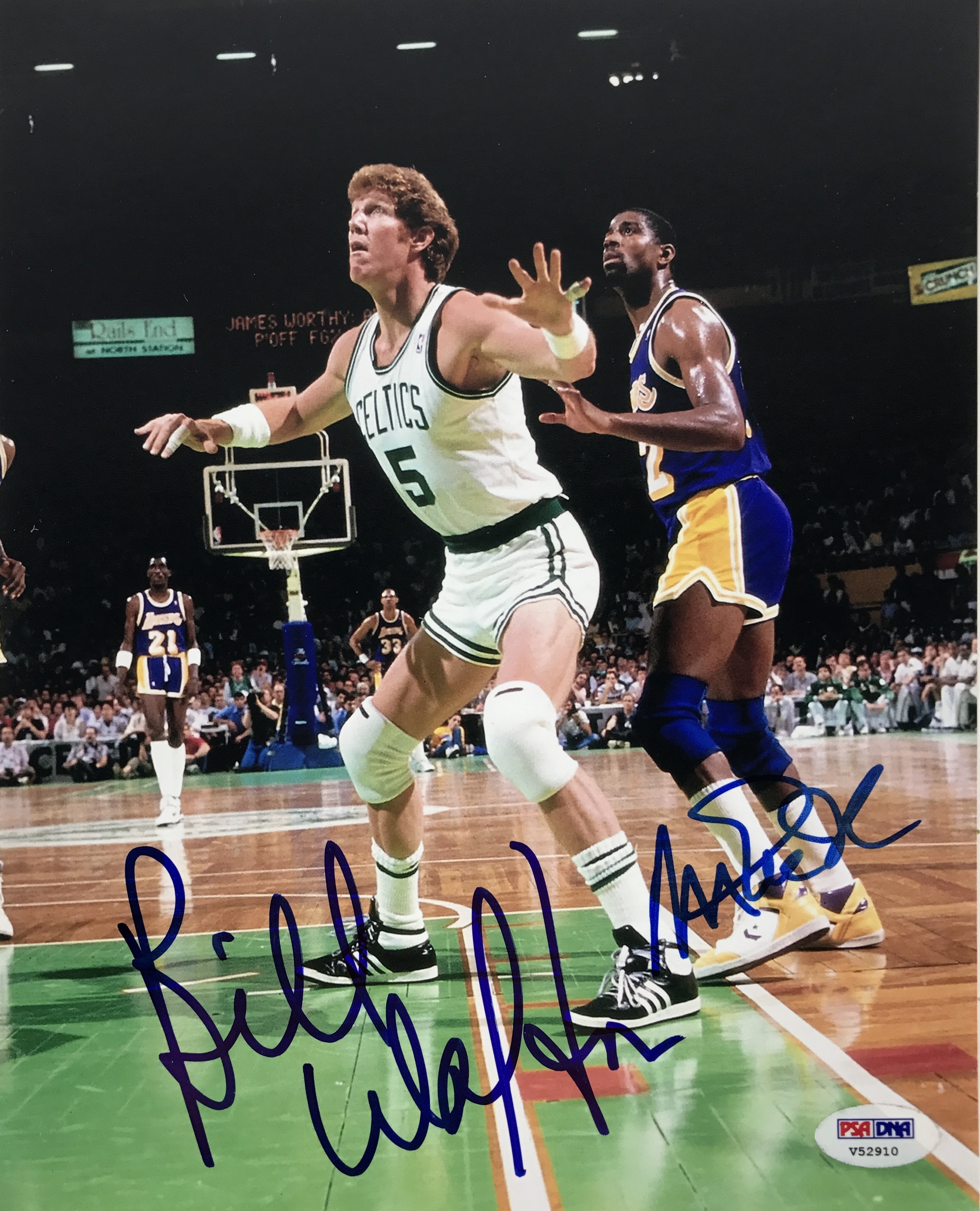 Lot Detail - Magic Johnson & Bill Walton Dual Signed 8