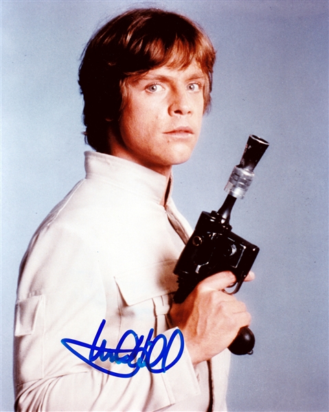 Star Wars: Mark Hamill In-Person Signed 8" x 10" Color Photo as Luke Skywalker (#2)(TPA Guaranteed)